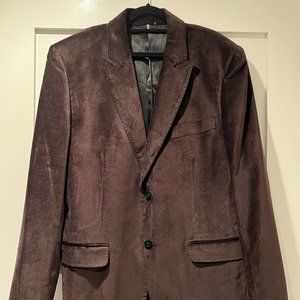 Elie Tarahi Burgundy Smoking Jacket